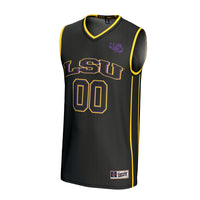 LSU Tigers GameDay Greats Lightweight Collegiate Basketball NIL Pick-A-Player Fashion Jersey - Black