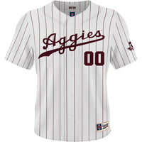 Texas A&M Aggies GameDay Greats NIL Pick-A-Player Lightweight Baseball Jersey - White