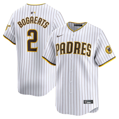 San Diego Padres Xander Bogaerts Nike White Home Limited Player Jersey