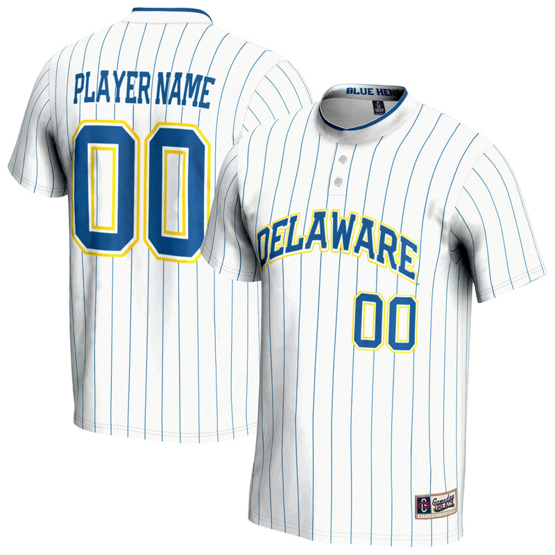 Delaware Fightin' Blue Hens GameDay Greats NIL Pick-A-Player Lightweight Softball Jersey - White
