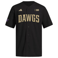 Washington Huskies adidas Replica Baseball Jersey - Black