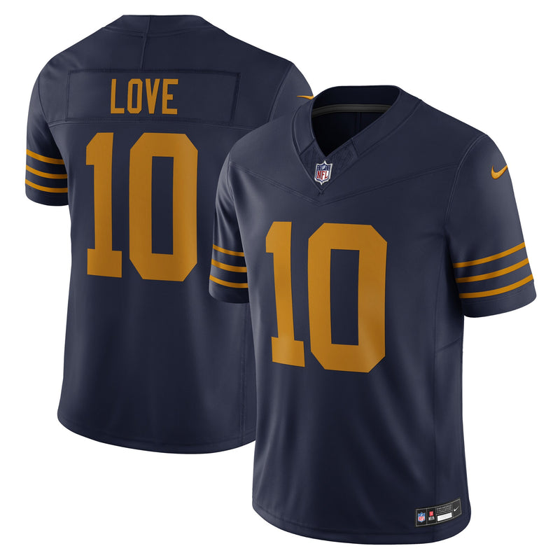 Green Bay Packers Jordan Love Nike Navy The 1923 Classic Vapor F.U.S.E. Limited Jersey
