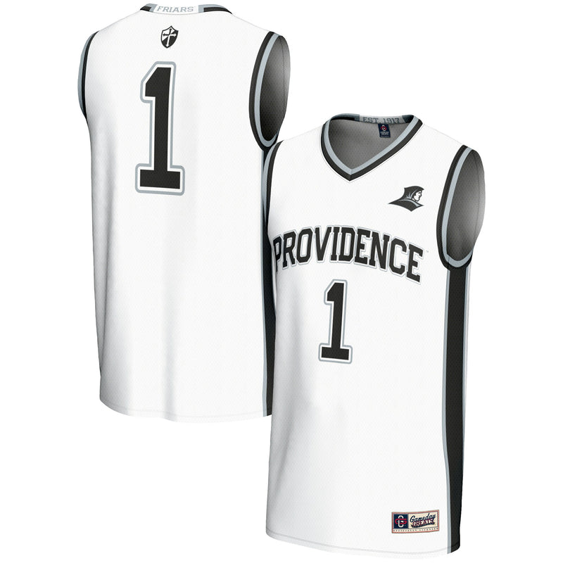 #1 Providence Friars GameDay Greats Lightweight Basketball Jersey - White