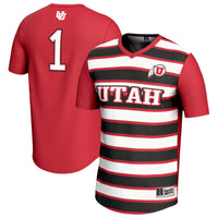 #1 Utah Utes GameDay Greats Lightweight Soccer Fashion Jersey - Red