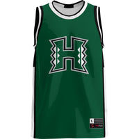 Hawaii Rainbow Warriors GameDay Greats Lightweight Basketball Jersey - Green