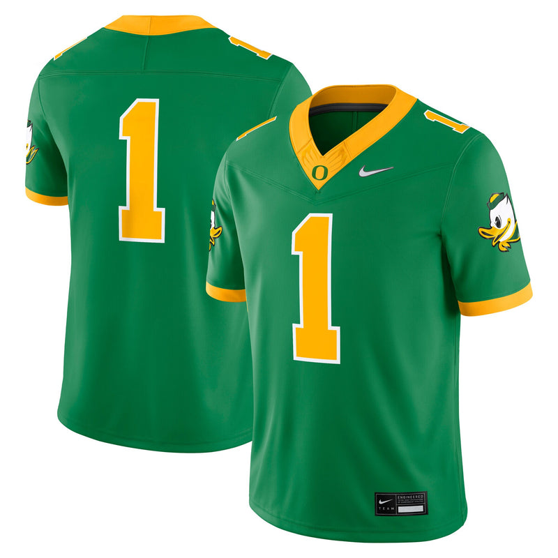 #1 Oregon Ducks Nike Alternate Game Jersey - Green