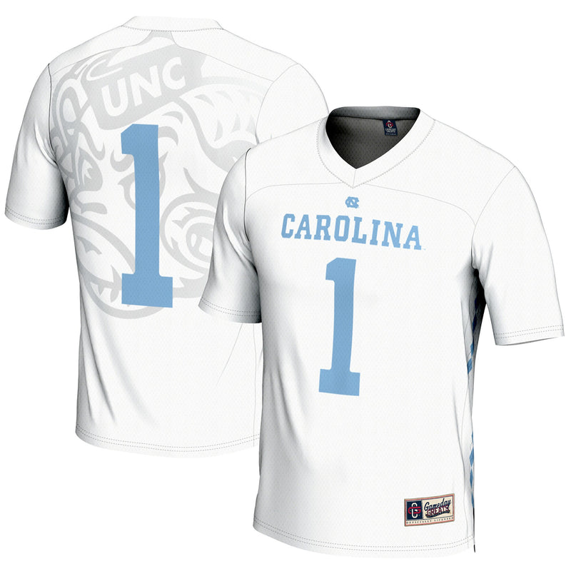 GameDay Greats #1 White North Carolina Tar Heels Lightweight Lacrosse Jersey