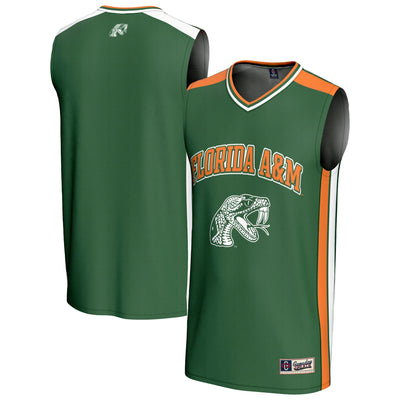 Florida A&M Rattlers GameDay Greats Spirit Basketball Jersey - Green