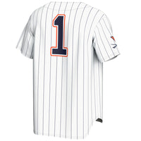 #1 Virginia Cavaliers GameDay Greats Lightweight Baseball Jersey - White
