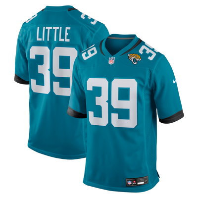 Jacksonville Jaguars Cam Little Nike Teal Team Game Jersey