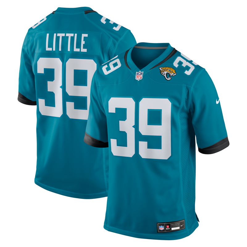 Jacksonville Jaguars Cam Little Nike Teal Team Game Jersey