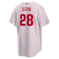 Philadelphia Phillies Alec Bohm Nike White Replica Player Jersey