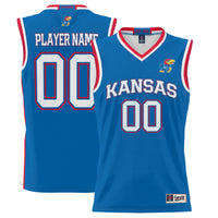 Kansas Jayhawks GameDay Greats Lightweight NIL Pick-A-Player Basketball Jersey - Royal