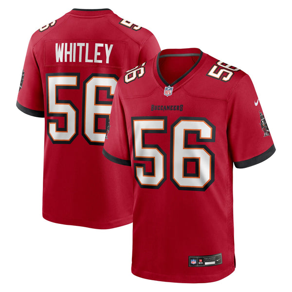 Tampa Bay Buccaneers Benton Whitley Nike Red Team Game Jersey