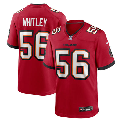 Tampa Bay Buccaneers Benton Whitley Nike Red Team Game Jersey