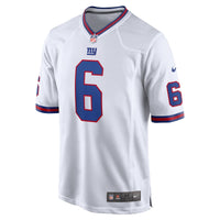 New York Giants Jaxson Dart Nike White Alternate Vintage White Game Jersey