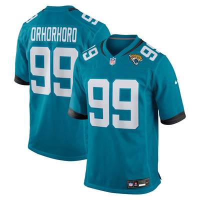 Jacksonville Jaguars Ruke Orhorhoro Nike Teal Team Game Jersey