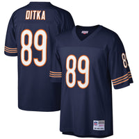 Chicago Bears Mike Ditka Mitchell & Ness Navy Retired Player Legacy Replica Jersey