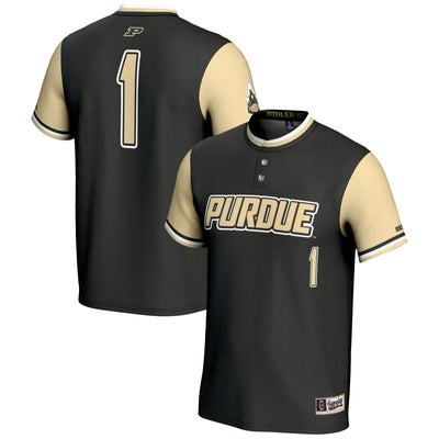 #1 Purdue Boilermakers GameDay Greats Lightweight Softball Jersey - Gold