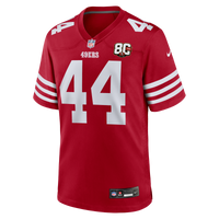 San Francisco 49ers Kyle Juszczyk Nike Scarlet 80th Anniversary Game Jersey