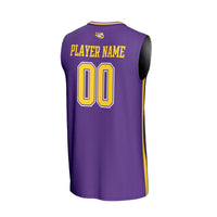LSU Tigers GameDay Greats NIL Pick-A-Player Lightweight Collegiate Basketball Fashion Jersey - Purple