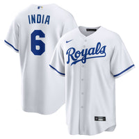 Kansas City Royals Jonathan India Nike White Home Replica Player Jersey