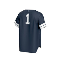 #1 Penn State Nittany Lions GameDay Greats Lightweight Collegiate Baseball Fashion Jersey - Navy