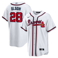 Atlanta Braves Matt Olson Nike White Home Replica Player Jersey