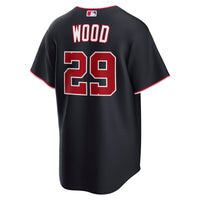 Washington Nationals James Wood Nike Navy Alternate Replica Jersey