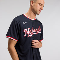 Washington Nationals James Wood Nike Navy Alternate Limited Player Jersey