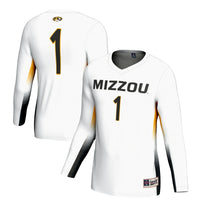 #1 Missouri Tigers GameDay Greats Lightweight Volleyball Jersey – White