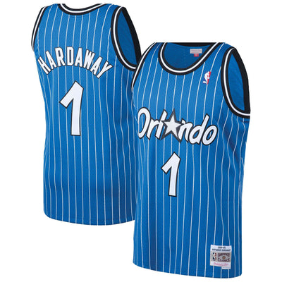 Orlando Magic Hardwood Classics Road Jersey By Mitchell & Ness - - Anfernee Hardaway