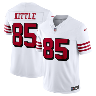 San Francisco 49ers George Kittle Nike White Alternate Vapor F.U.S.E. Stitched Limited Jersey