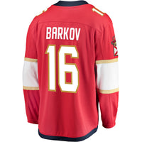 Florida Panthers Aleksander Barkov Fanatics Red Captain Patch Home Breakaway Jersey
