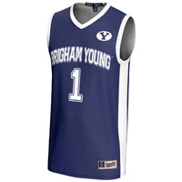 #1 BYU Cougars GameDay Greats Lightweight Basketball Jersey - Navy