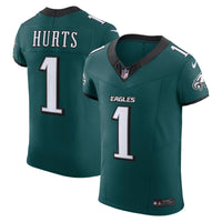 Philadelphia Eagles Jalen Hurts Nike Midnight Green Team Vapor F.U.S.E. Elite Jersey