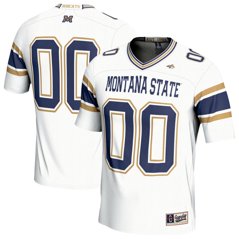 Montana State Bobcats GameDay Greats Lightweight Football Fashion Jersey - White