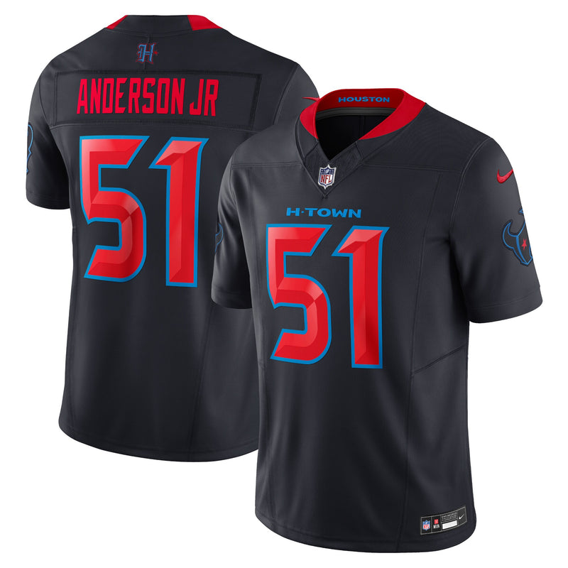 Houston Texans Will Anderson Jr. Nike Navy 2nd Alternate Vapor F.U.S.E. Limited Jersey