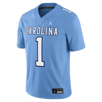 #1 North Carolina Tar Heels Jordan Brand Alternate Game Football Jersey - Carolina Blue