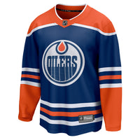 Edmonton Oilers Fanatics Royal Home Breakaway Blank Jersey