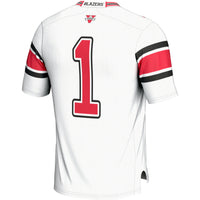 #1 Valdosta State Blazers GameDay Greats Endzone Football Jersey - White