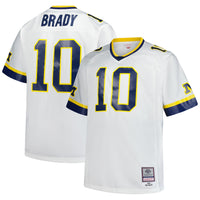 Tom Brady Michigan Wolverines Mitchell & Ness Big & Tall 1999 Legacy Jersey - White