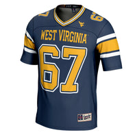 GameDay Greats #1 Navy West Virginia Mountaineers Football Jersey
