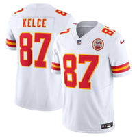 Kansas City Chiefs Travis Kelce Nike White Vapor F.U.S.E. Limited Jersey