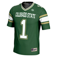 #1 Colorado State Rams GameDay Greats Endzone Football Jersey - Green