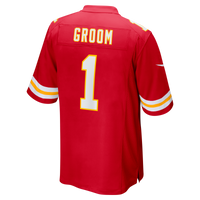 Kansas City Chiefs Number 1 Groom Nike Red Game Jersey