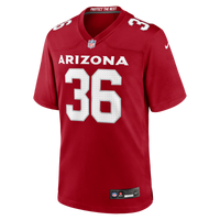 Arizona Cardinals Kitan Crawford Nike Cardinal Team Game Jersey