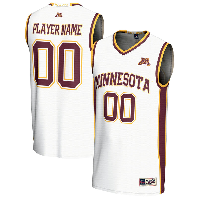 Minnesota Golden Gophers GameDay Greats NIL Pick-A-Player Lightweight Basketball Fashion Jersey - White