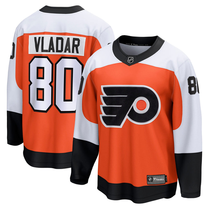 Philadelphia Flyers Dan Vladar Fanatics Orange Home Breakaway Jersey
