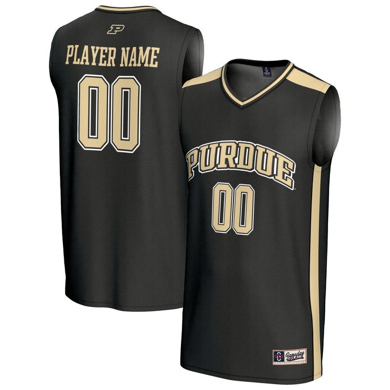 Purdue Boilermakers GameDay Greats NIL Pick-A-Player Lightweight Basketball Fashion Jersey - Black